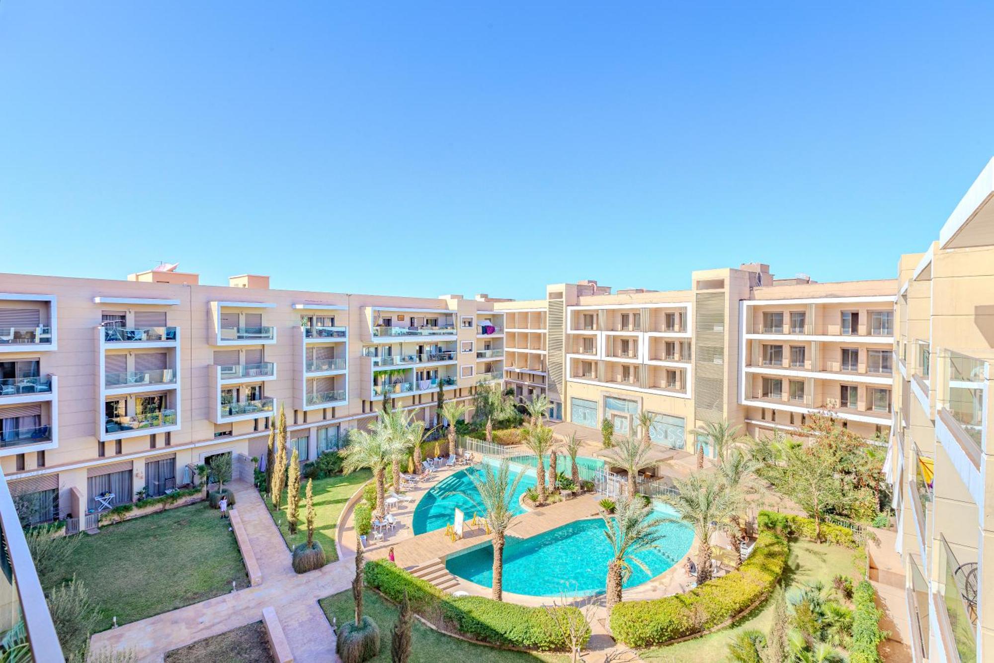 马拉喀什Royal Deluxe Gold - Marrakech, Luxe Pool View公寓 外观 照片