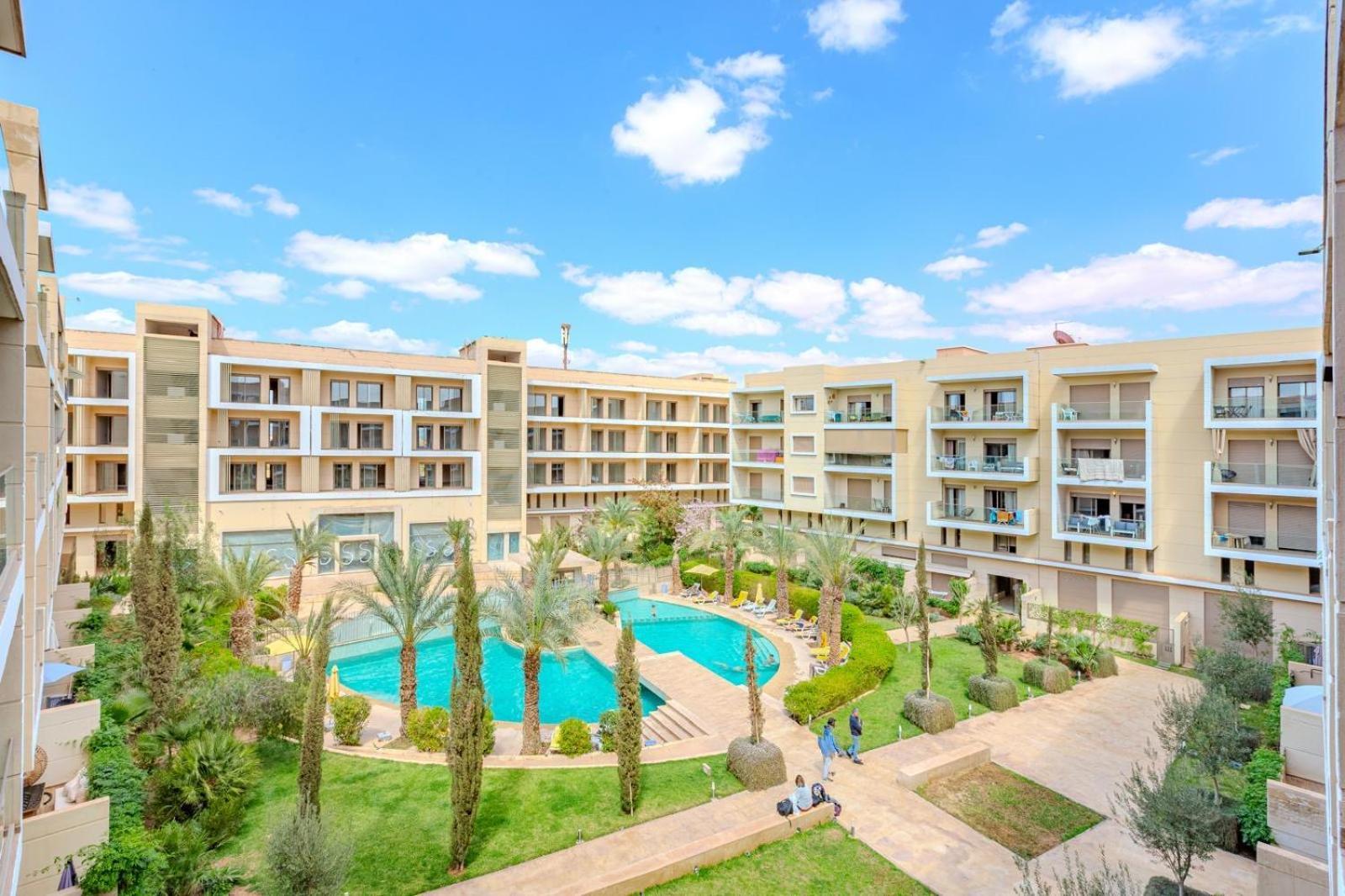 马拉喀什Royal Deluxe Gold - Marrakech, Luxe Pool View公寓 外观 照片